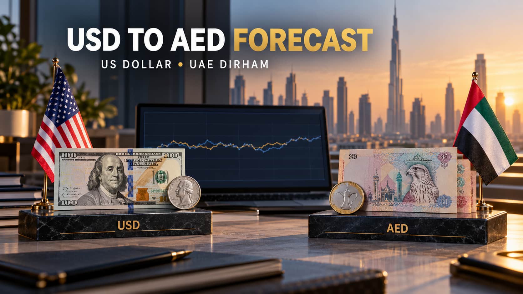 usd to aed forecast