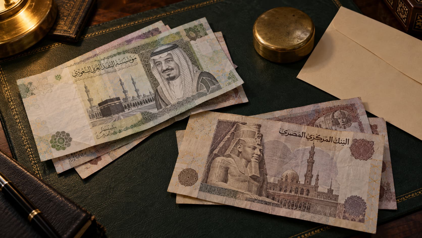ارتفاع سعر الريال السعودي مقابل الجنيه في عدة بنوك