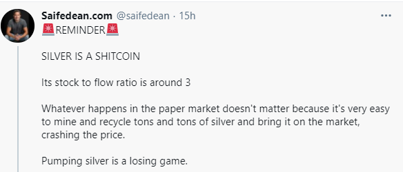 Saifedean Ammous says trying to squeeze silver may end up costing shorters.